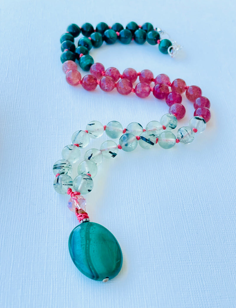 Unconditional Love Half Mala Necklace