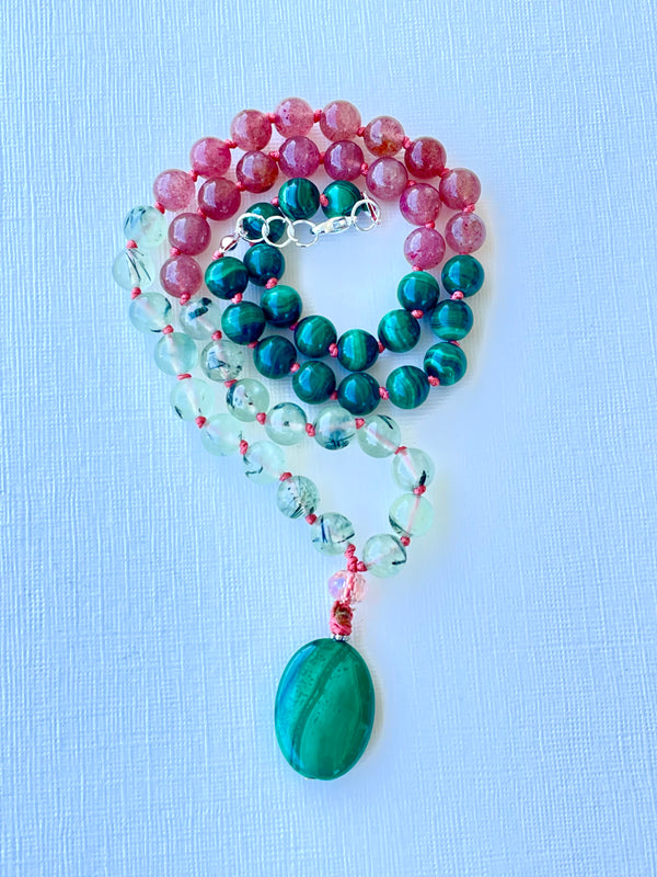 Unconditional Love Half Mala Necklace