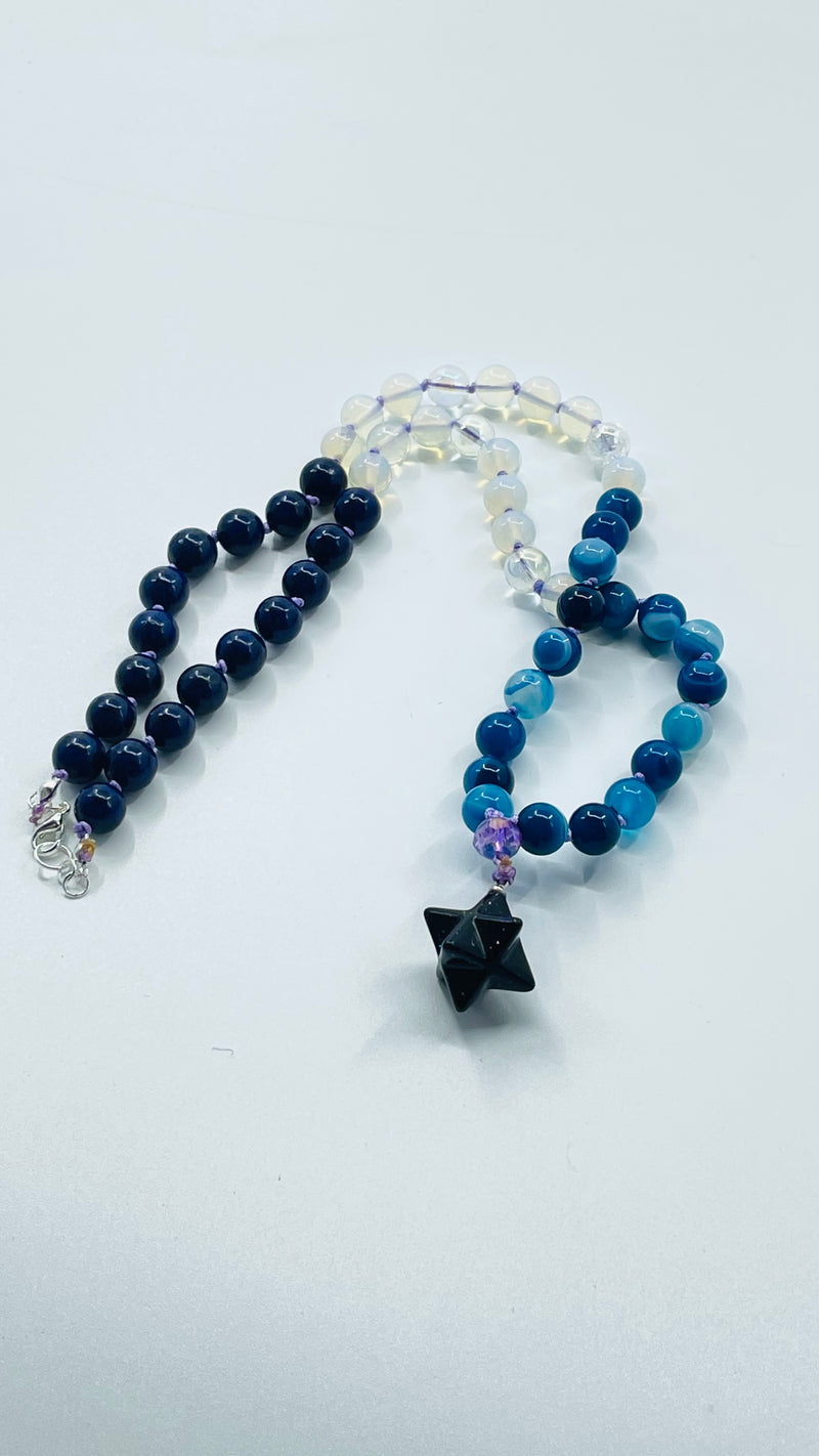 Starry Night Half Mala Necklace